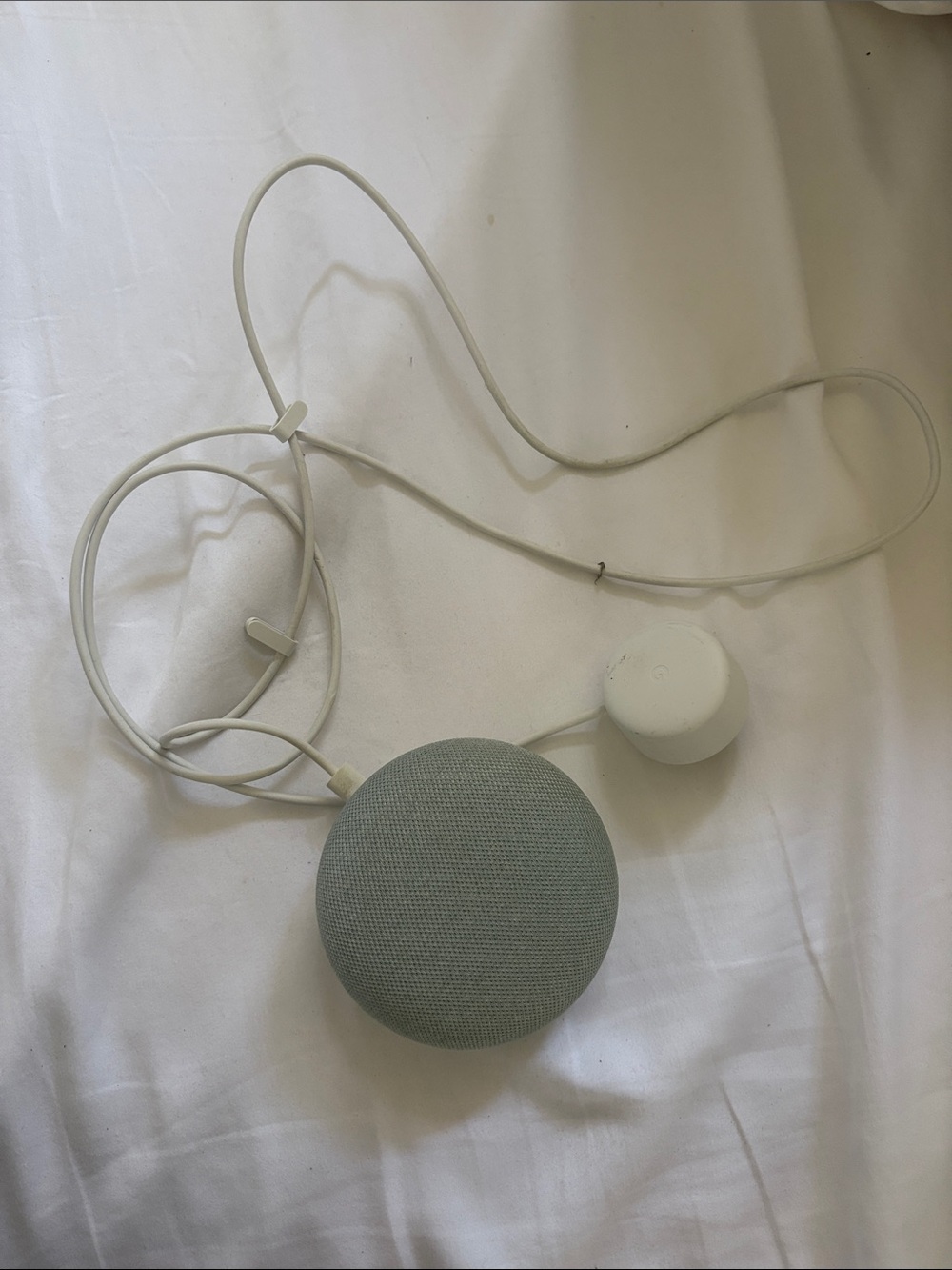 google Nest Mini Smart Speaker - Light Gray